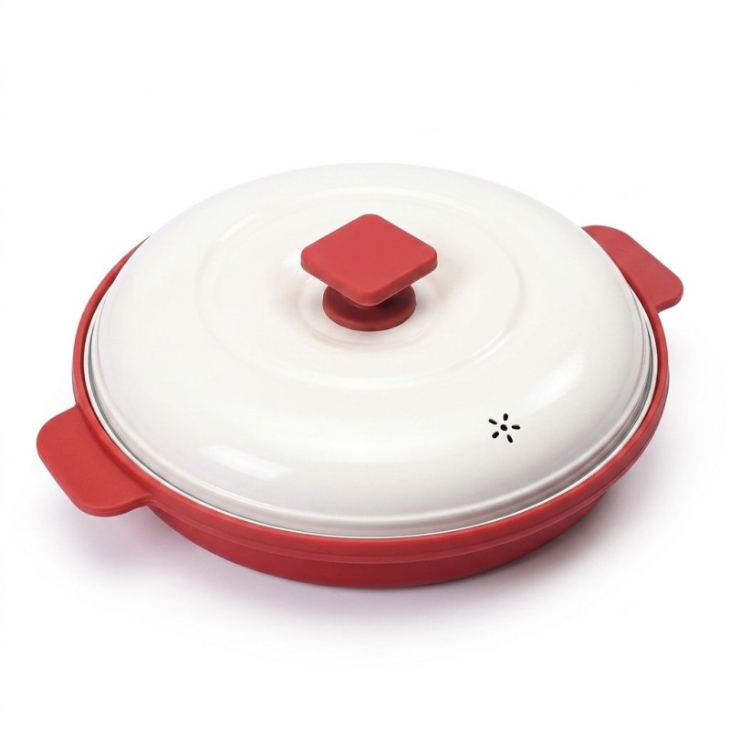 Gesunder Multi-Cook-Grilltopf für die Mikrowelle mit niedrigem Ölgehalt