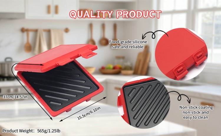 microwave grill tray food heating usage scene