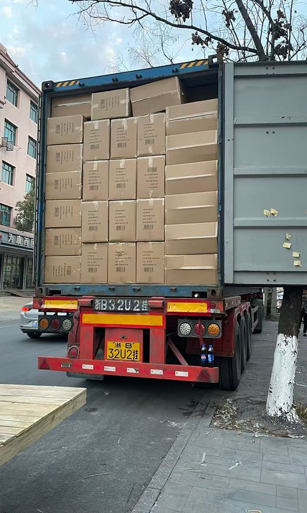 bulk shipment cardboard box packaging microwave tray